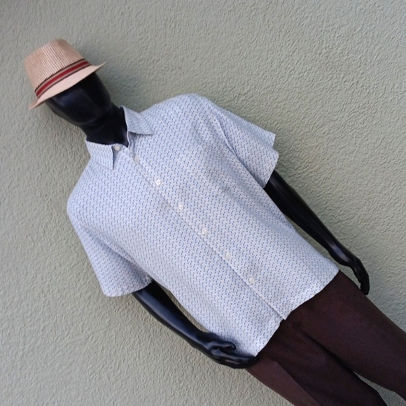 LINEA ROSSO SIGNATURE MEN'S SILK-RAYON BLEND LUX SS SHIRT - Picture 9 of 17